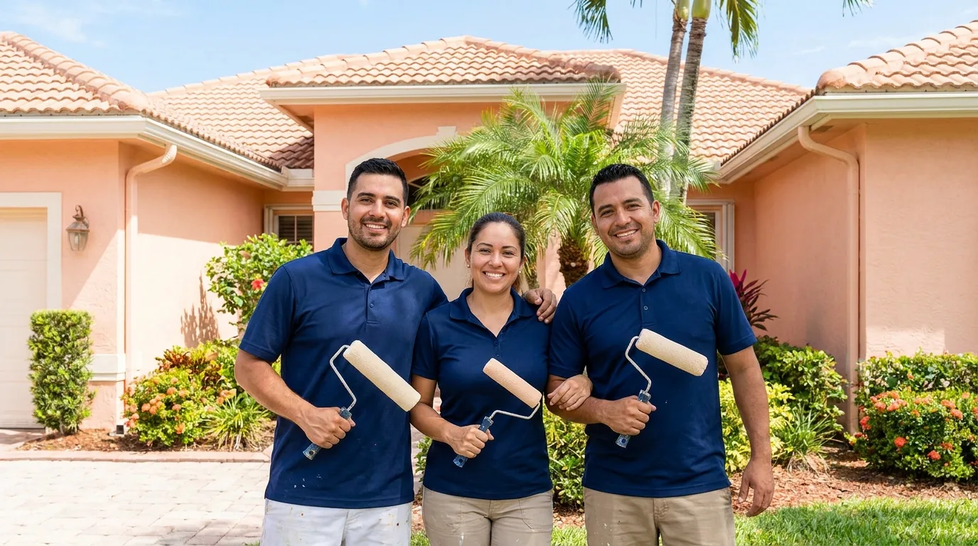 Equipo de pintores de 305 Service